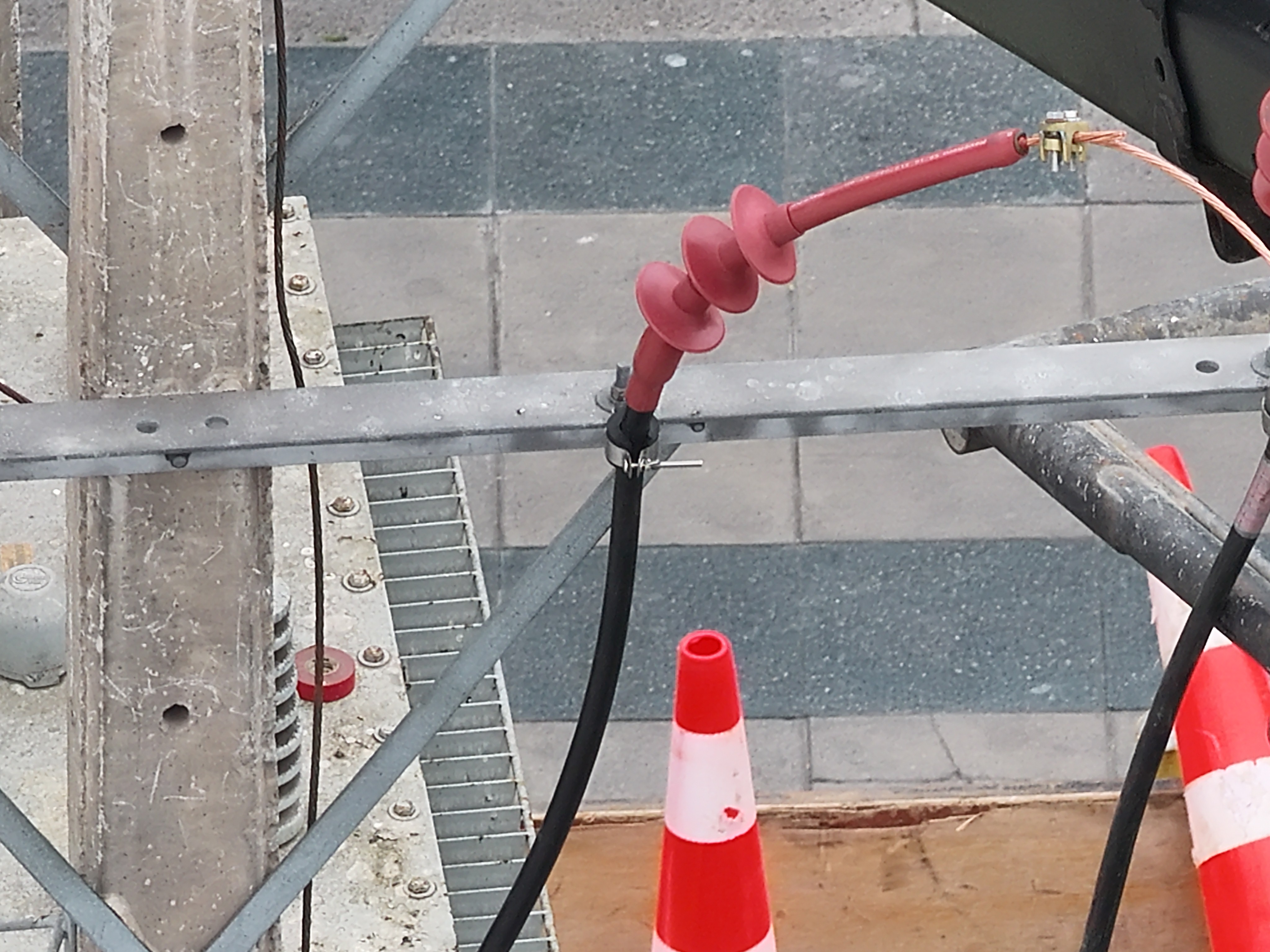 Inspección visual aérea de un activo eléctrico